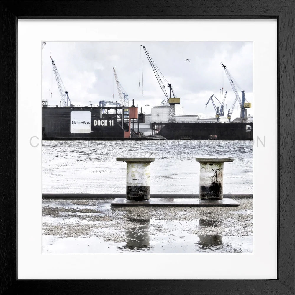Poster Hamburg Hafen ’DOCK 11’ HH05KQ - Wandbilder