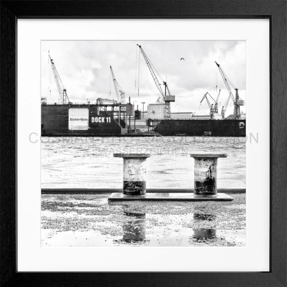 Poster Hamburg Hafen ’DOCK 11’ HH05KQ - Wandbilder