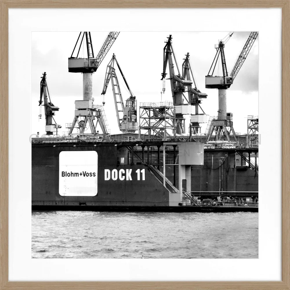 Poster Hamburg Hafen ’Dock 11’ HH09 - Wandbilder