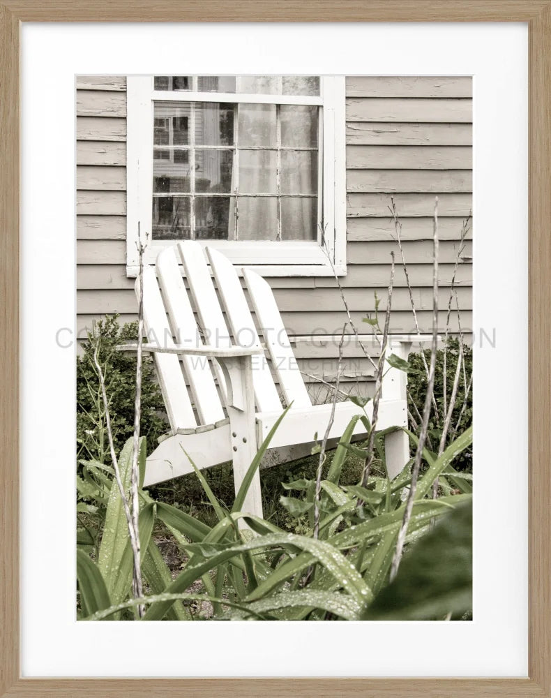 Poster Hamptons Long Island ’Deckchair’ HM14 - Wandbilder
