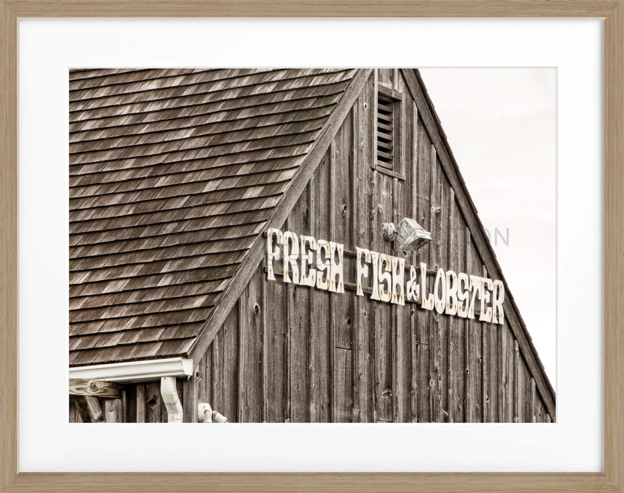 Poster Hamptons Long Island ’ Fresh Fish’ HM33 - Wandbilder