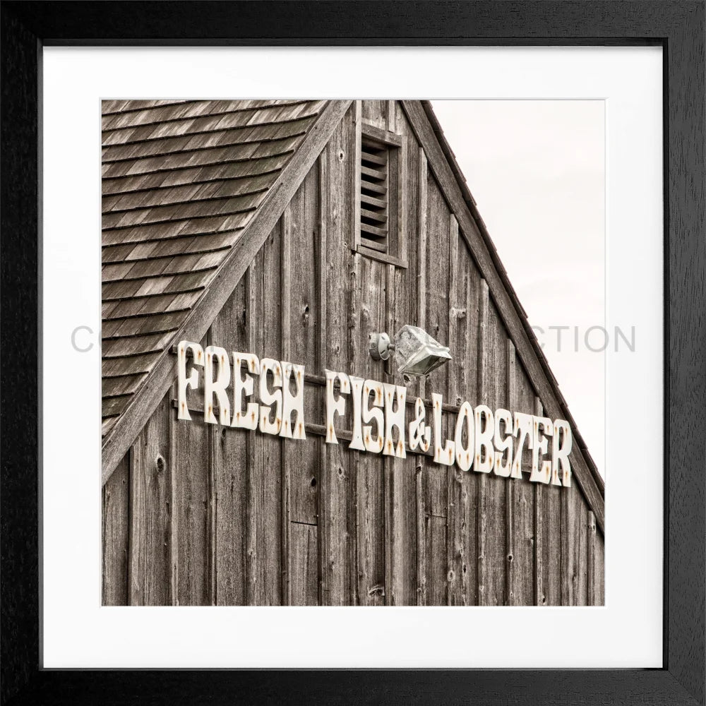 Poster Hamptons Long Island ’ Fresh Fish’ HM33Q - Wandbilder