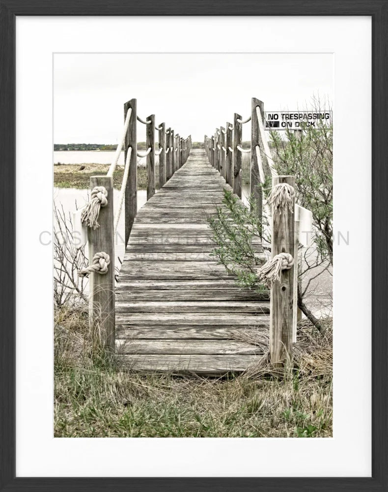 Poster Hamptons Long Island ’Steg’ HM12 - Wandbilder