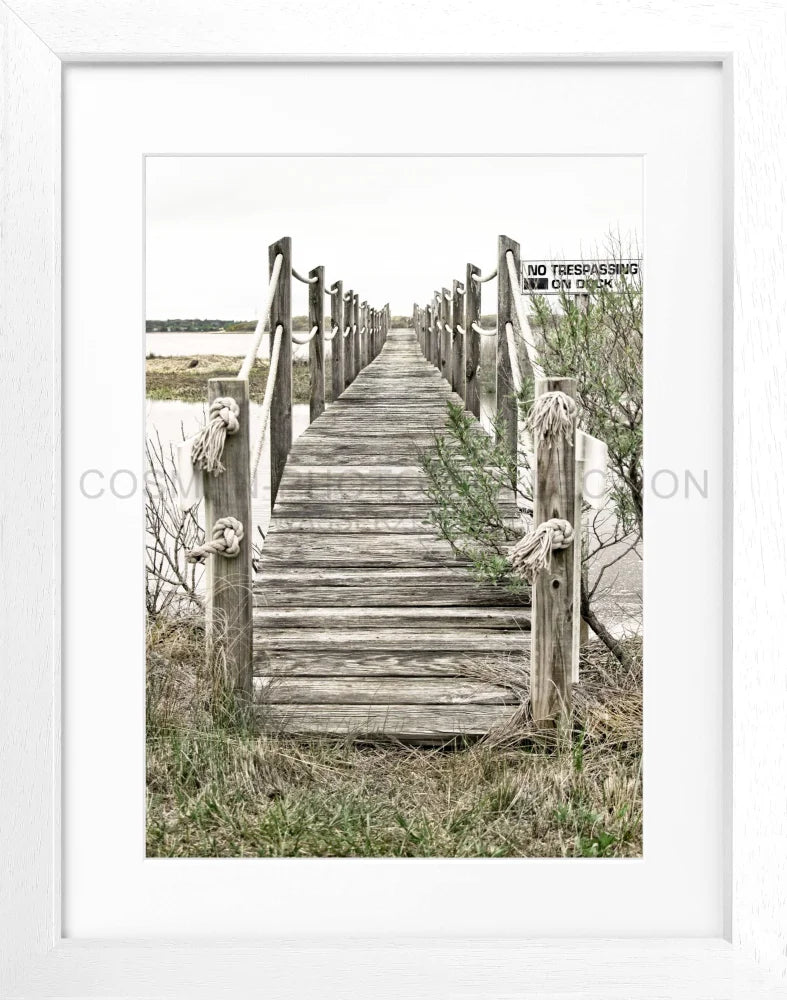 Poster Hamptons Long Island ’Steg’ HM12 - Wandbilder