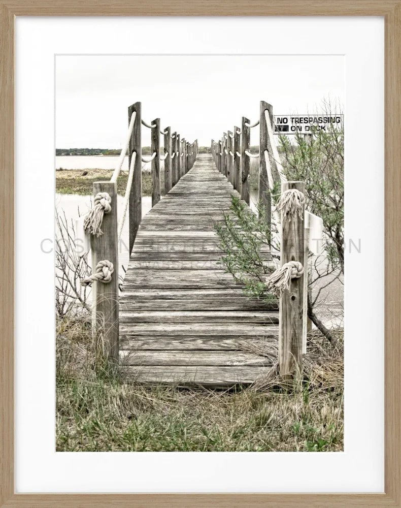 Poster Hamptons Long Island ’Steg’ HM12 - Wandbilder