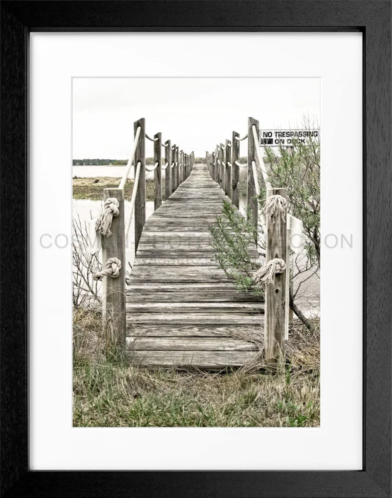 Poster Hamptons Long Island ’Steg’ HM12 - Wandbilder