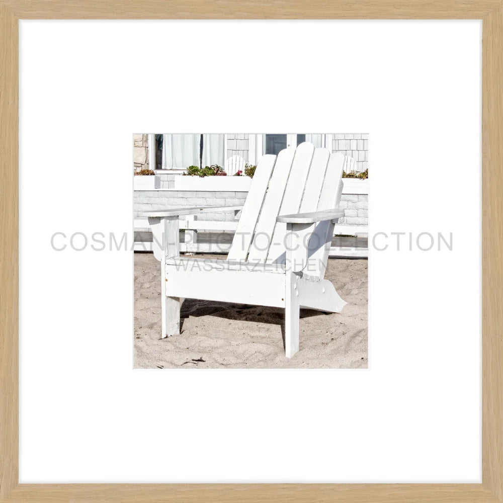 Poster Kalifornien ’Deckchair’ K182O - 43x43cm