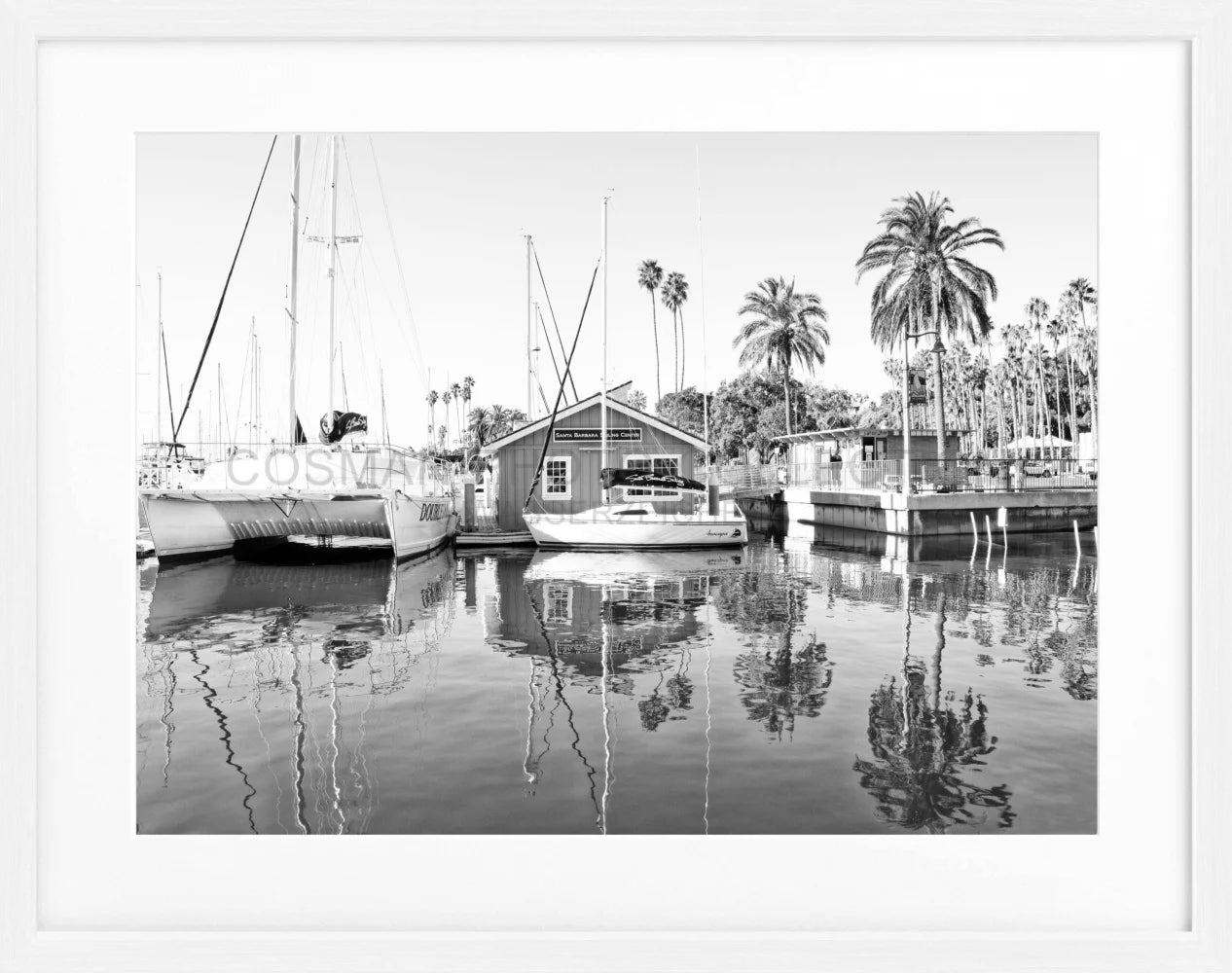 Poster Kalifornien ’Hafen’ Santa Barbara K21 - Wandbilder