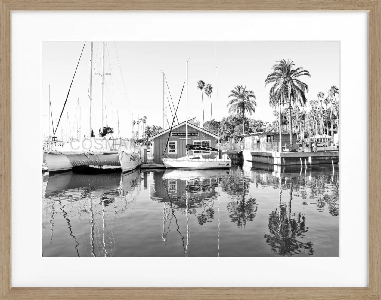 Poster Kalifornien ’Hafen’ Santa Barbara K21 - Wandbilder
