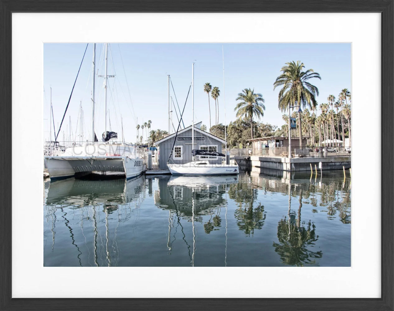 Poster Kalifornien ’Hafen’ Santa Barbara K21 - Wandbilder
