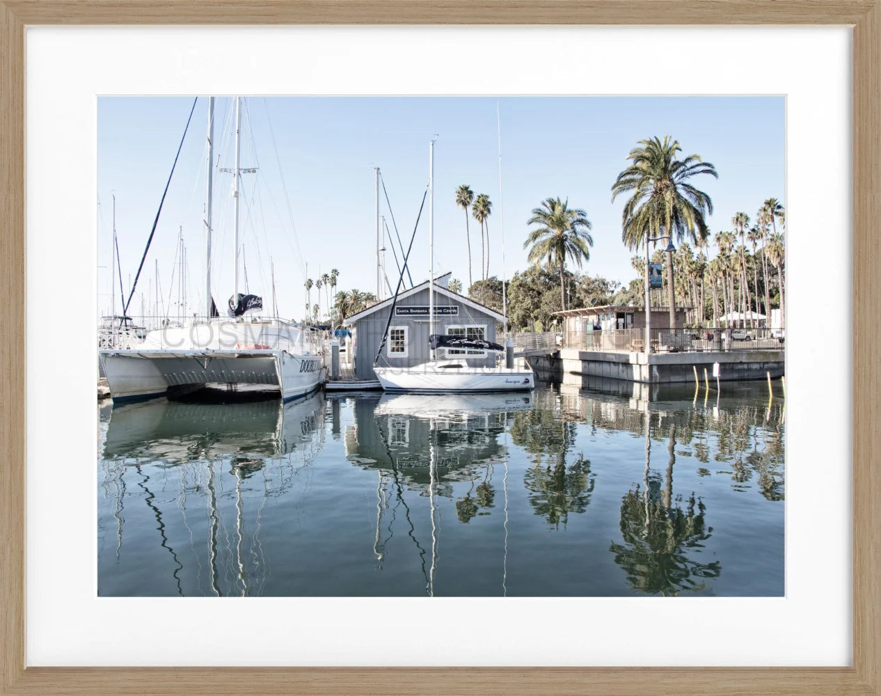 Poster Kalifornien ’Hafen’ Santa Barbara K21 - Wandbilder
