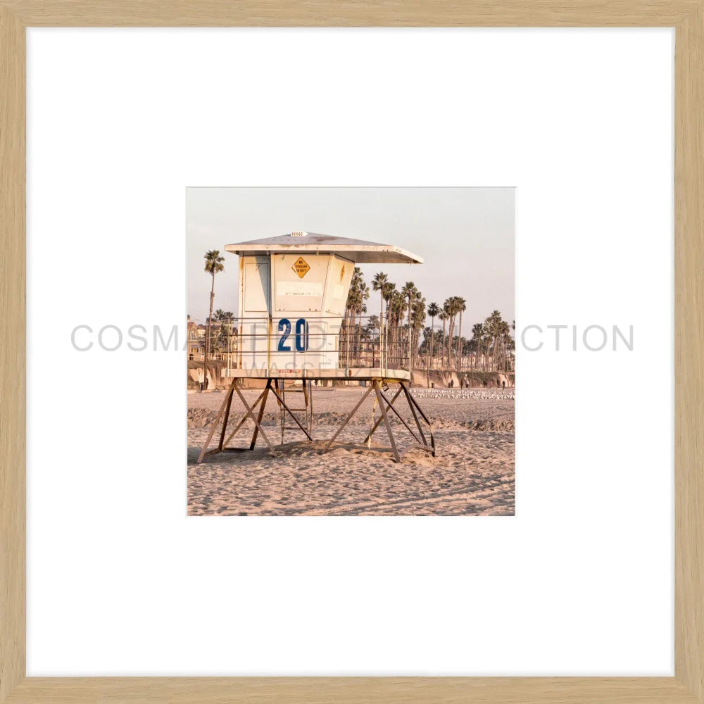 Poster Kalifornien ’Huntington Beach’ K155O - 43x43cm