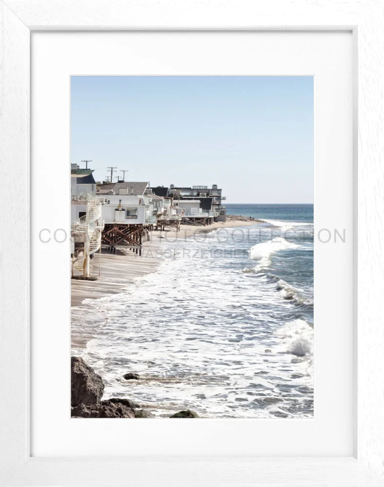 Poster Kalifornien Malibu ’Beach House’ K53 - Wandbilder
