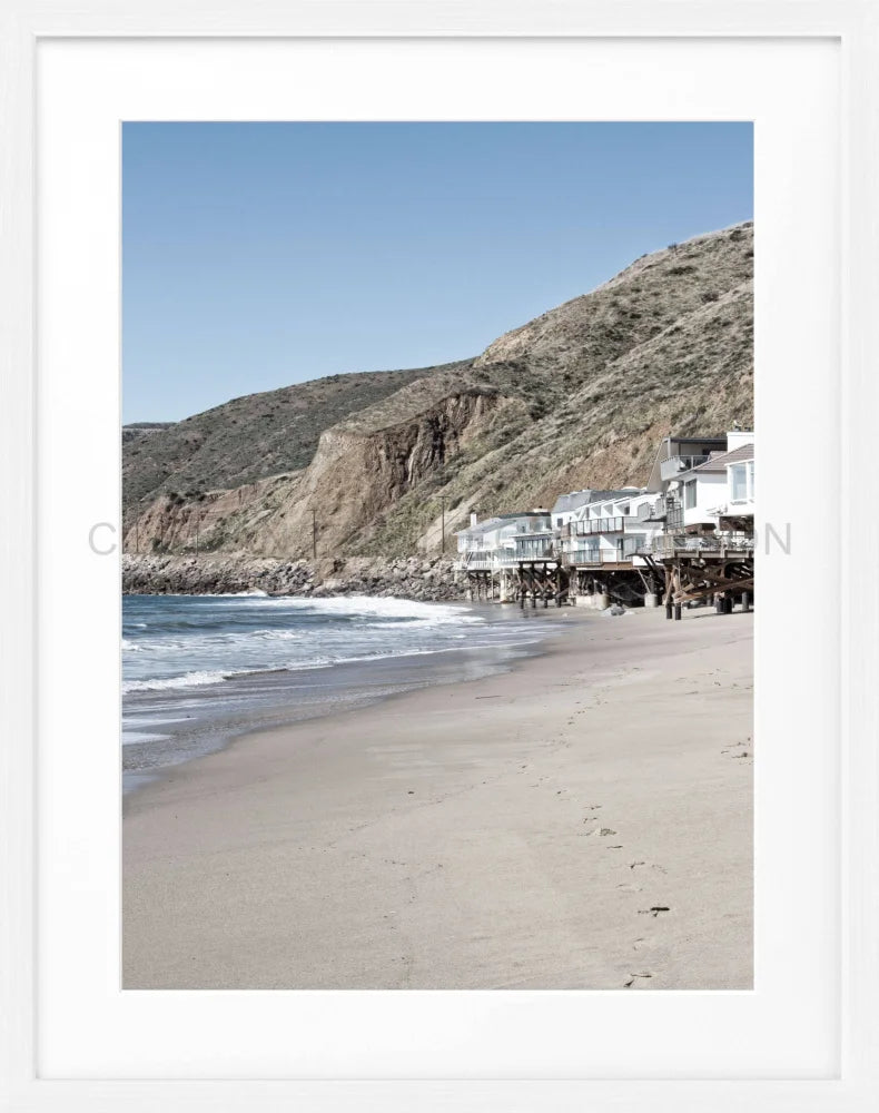 Poster Kalifornien Malibu ’Beach House’ K58 - Wandbilder