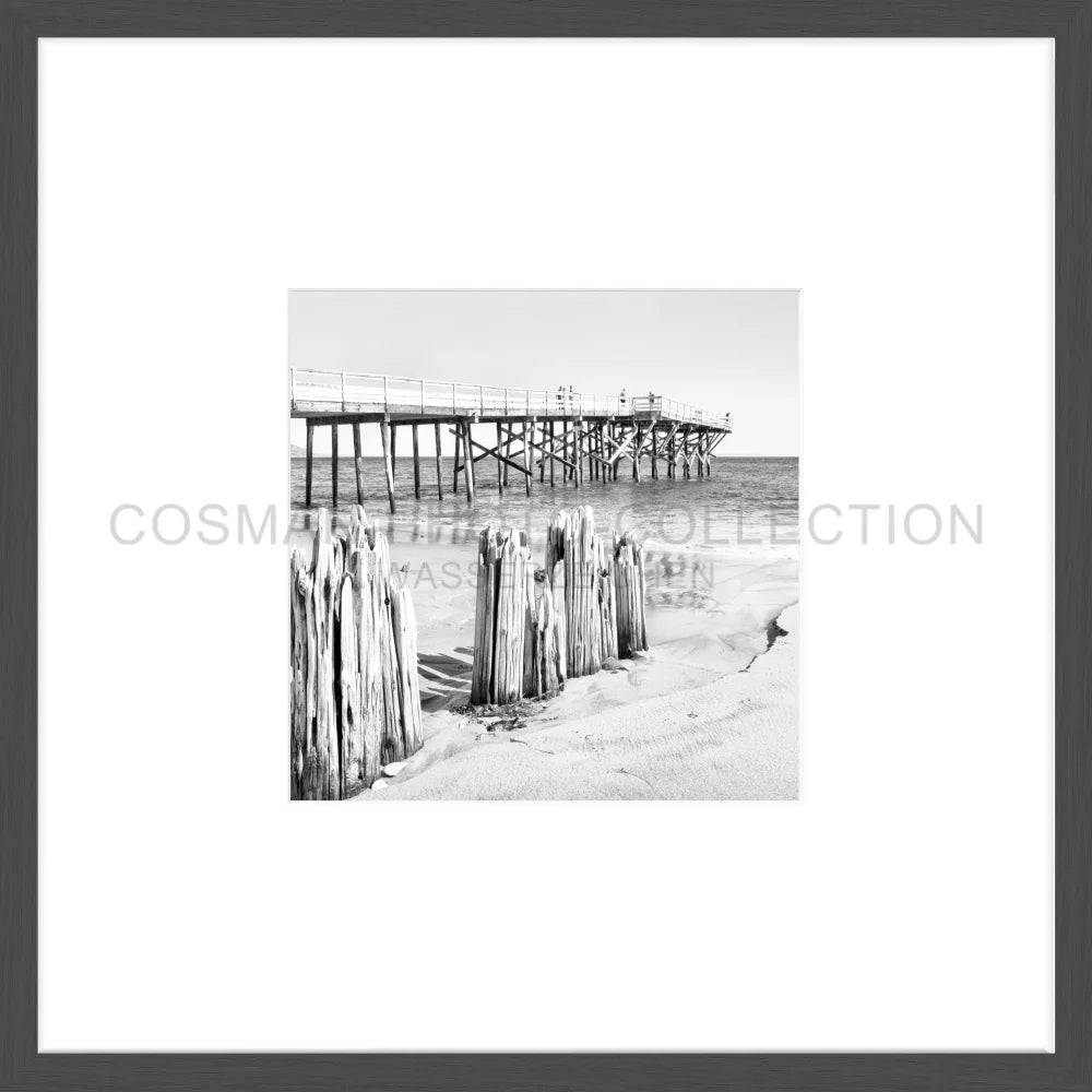 Poster Kalifornien Malibu ’Beach’ K65O - 43x43cm
