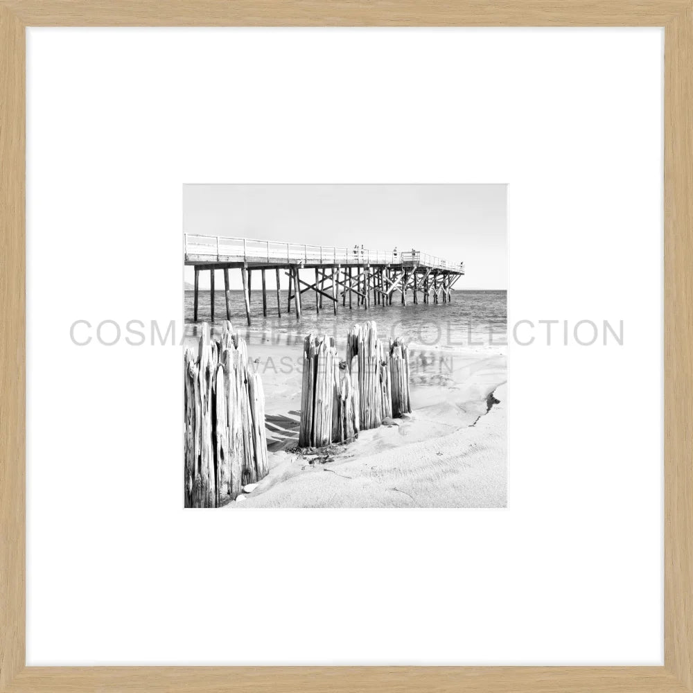 Poster Kalifornien Malibu ’Beach’ K65O - 43x43cm