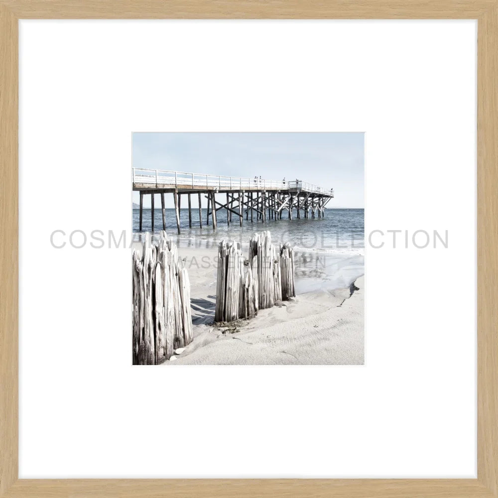 Poster Kalifornien Malibu ’Beach’ K65O - 43x43cm