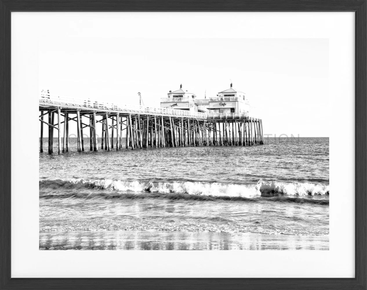 Poster Kalifornien Malibu Beach ’Pier’ K88 - Wandbilder