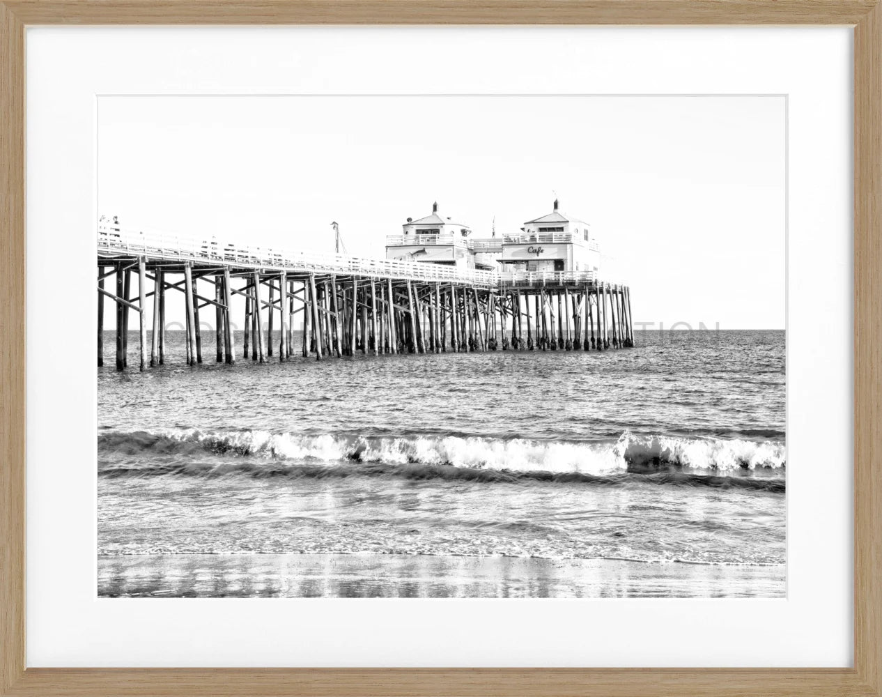 Poster Kalifornien Malibu Beach ’Pier’ K88 - Wandbilder