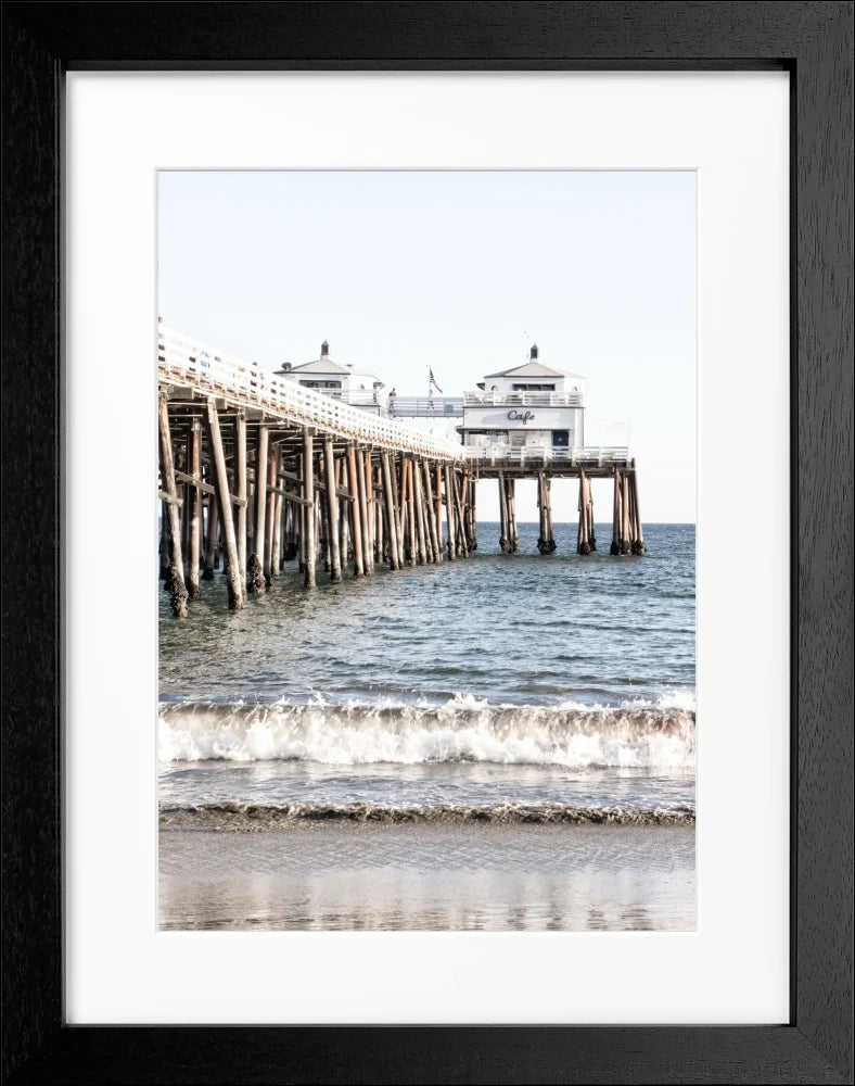 Poster Kalifornien Malibu Beach ’Pier’ K90 - Wandbilder