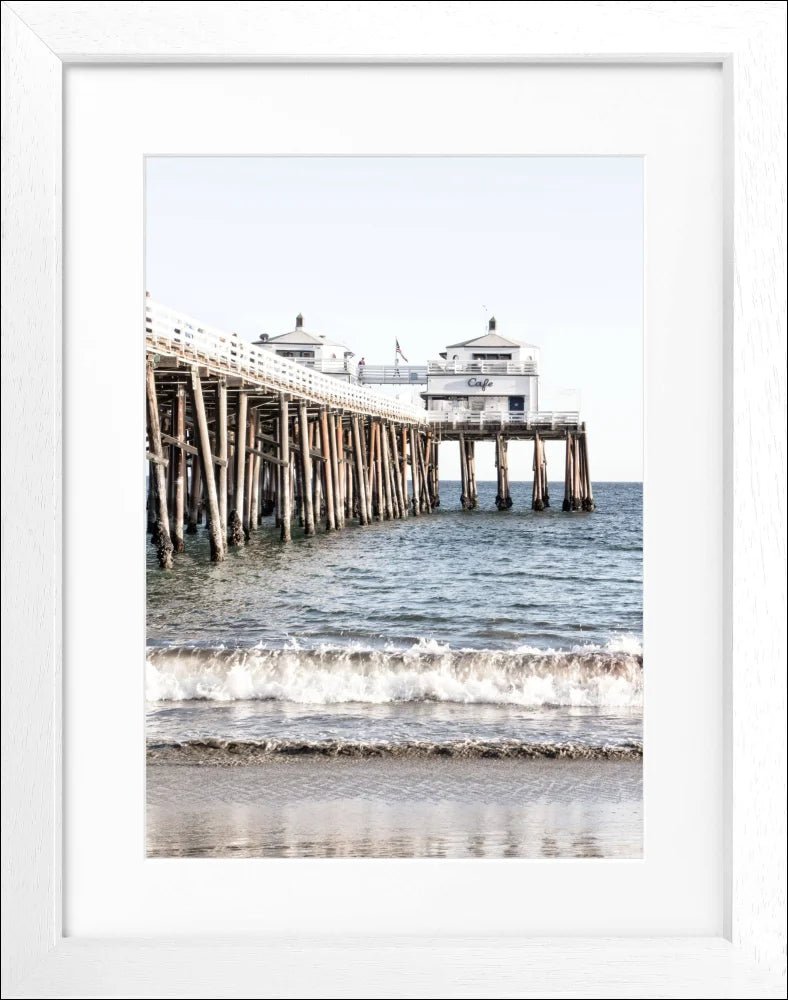 Poster Kalifornien Malibu Beach ’Pier’ K90 - Wandbilder
