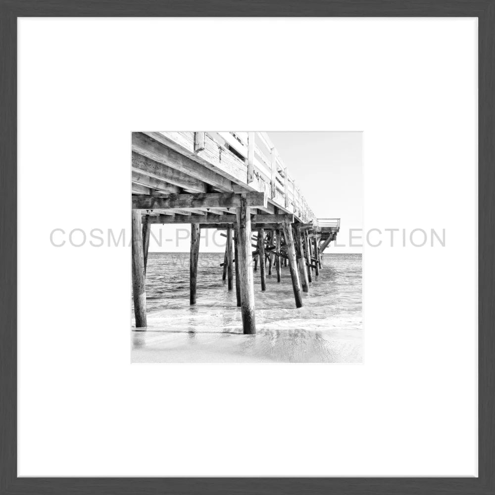 Malibu Pier Wandbild Gerahmt