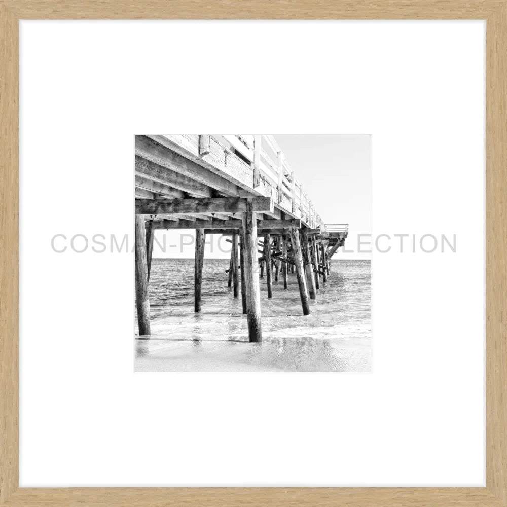 Poster Kalifornien Malibu ’Pier’ K69O - 43x43cm
