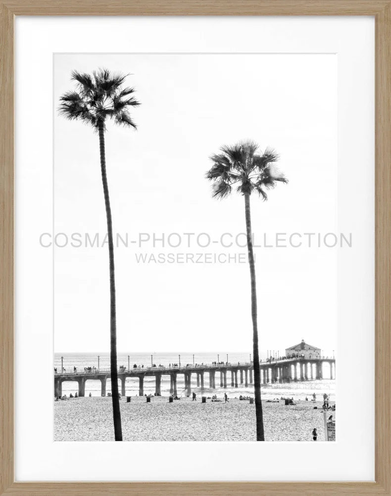Poster Kalifornien Manhattan Beach K186 - Wandbilder