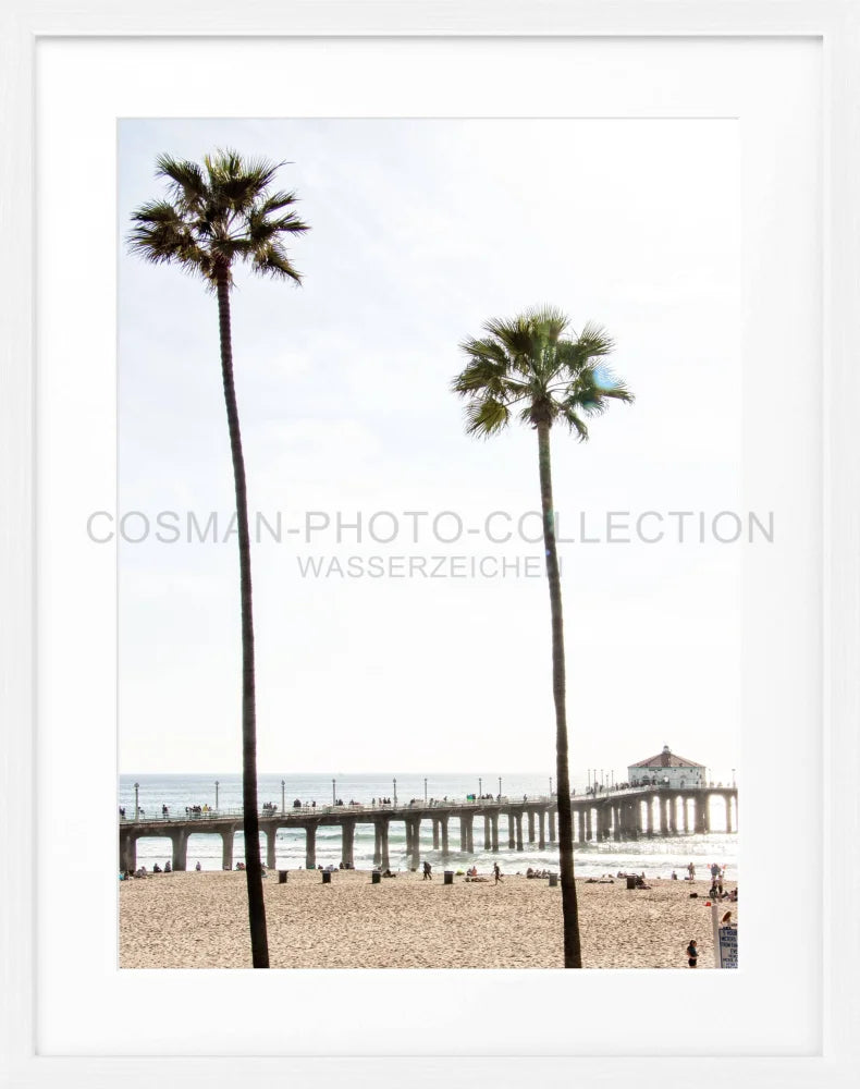 Poster Kalifornien Manhattan Beach K186 - Wandbilder