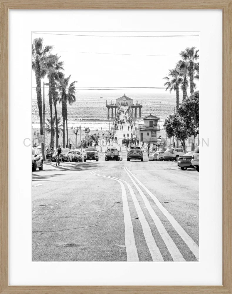 Poster Kalifornien Manhattan Beach K194 - Wandbilder