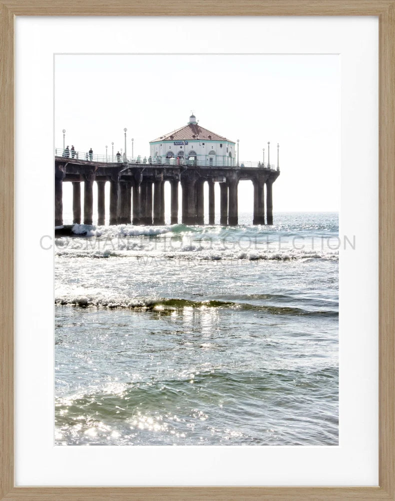 Poster Kalifornien Manhattan Beach ’Pier’ K189 - Wandbilder