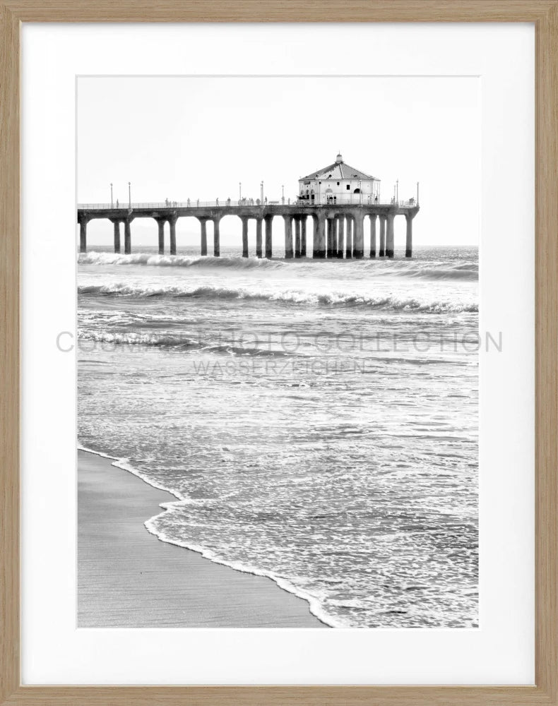 Poster Kalifornien Manhattan Beach ’Pier’ K190 - Wandbilder