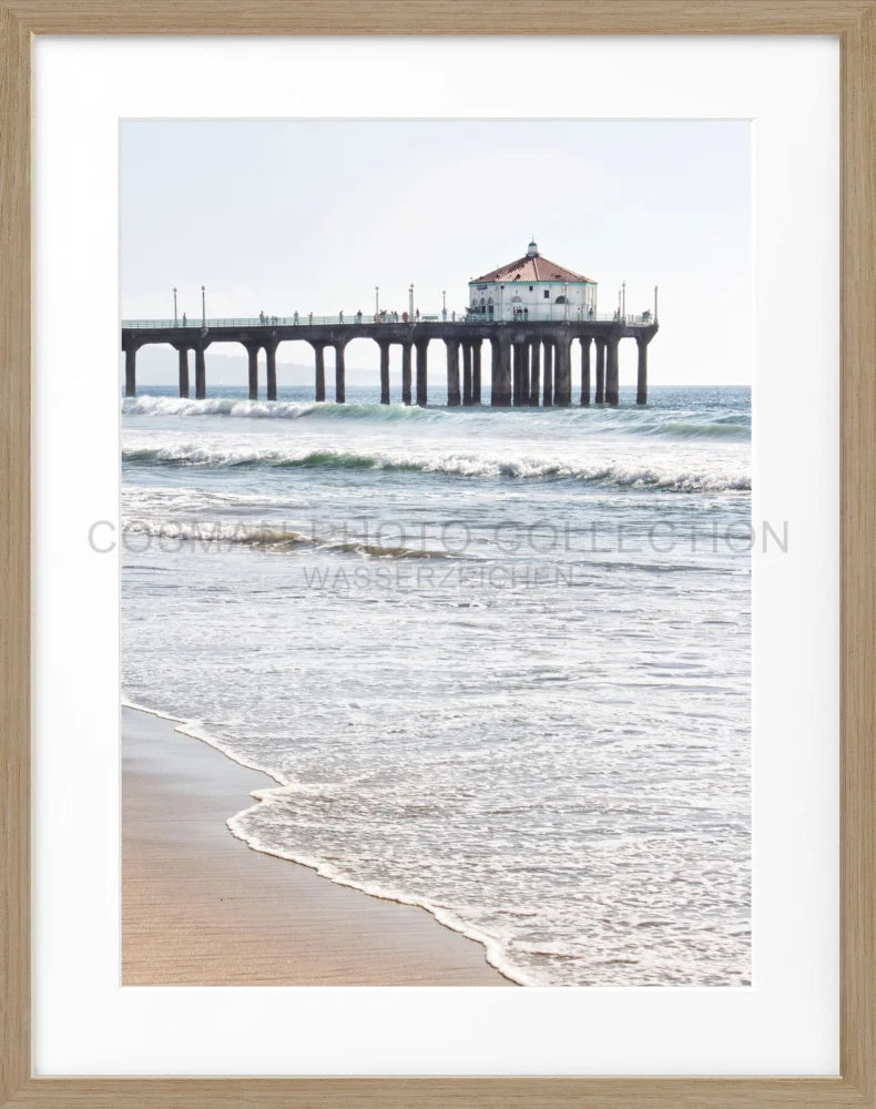 Poster Kalifornien Manhattan Beach ’Pier’ K190 - Wandbilder