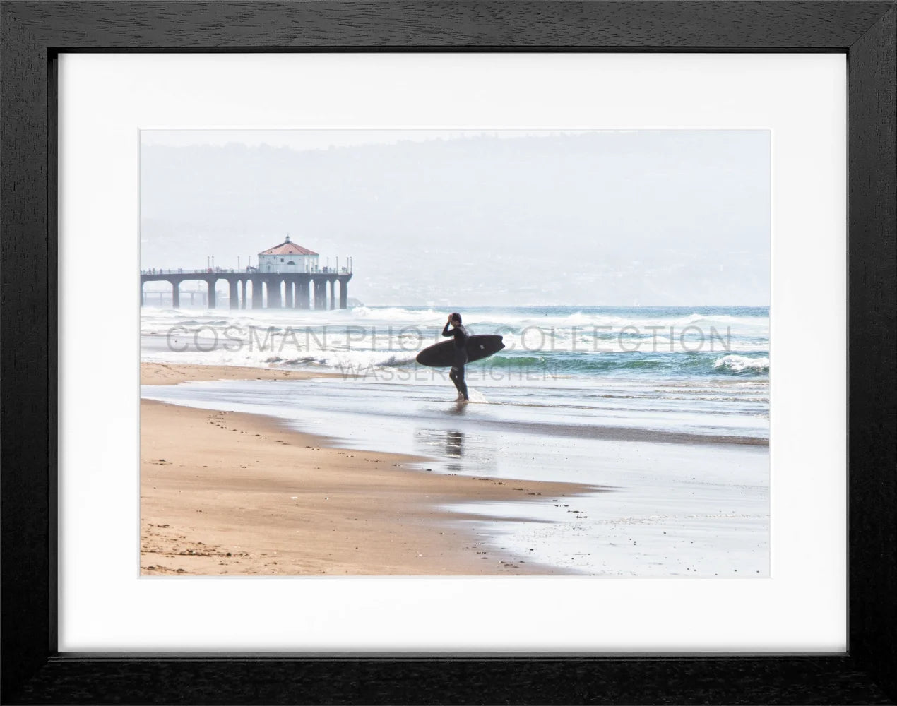 Poster Kalifornien Manhattan Beach ’Surfer’ K192A