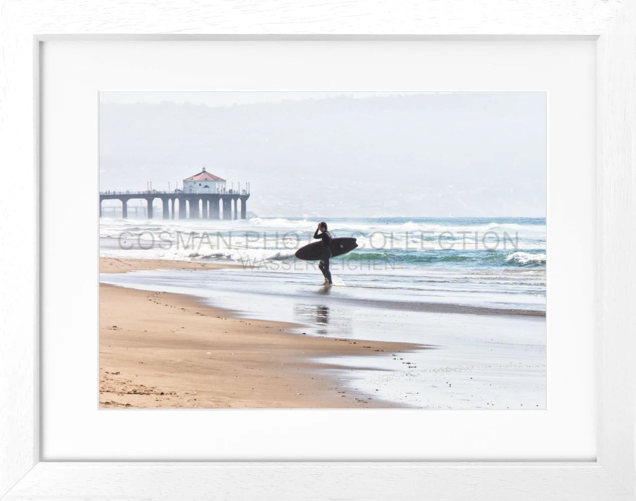 Poster Kalifornien Manhattan Beach ’Surfer’ K192A