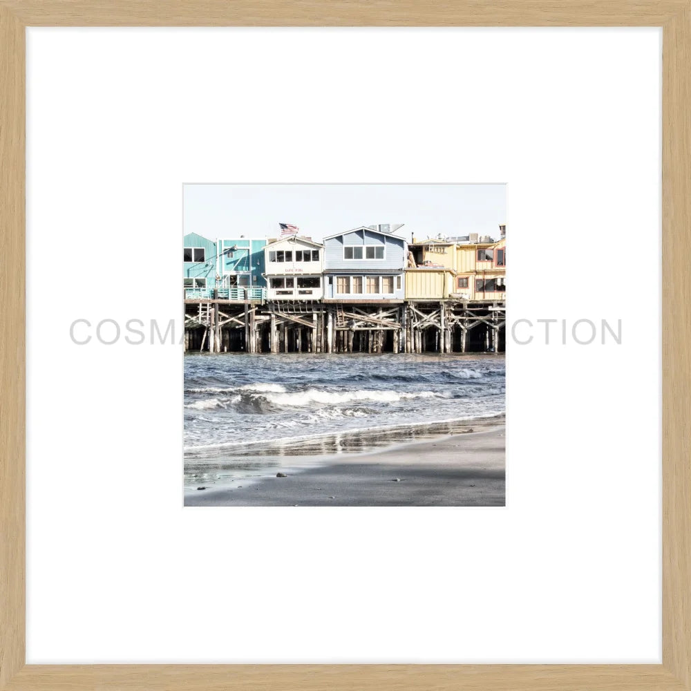 Poster Kalifornien ’Pier Monterey’ K01O - 43x43cm