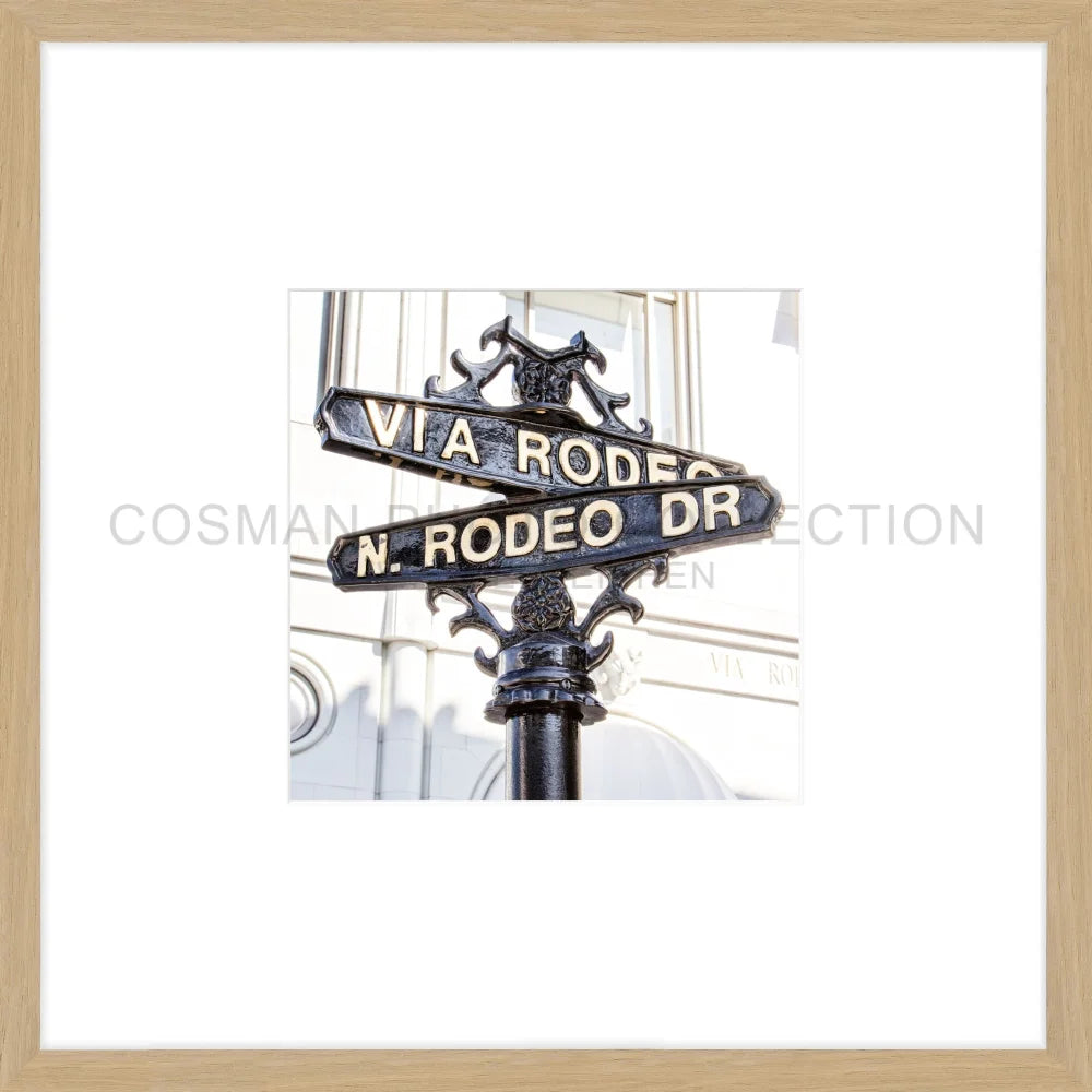 Poster Kalifornien ’Rodeo Drive’ HW04O - 43x43cm