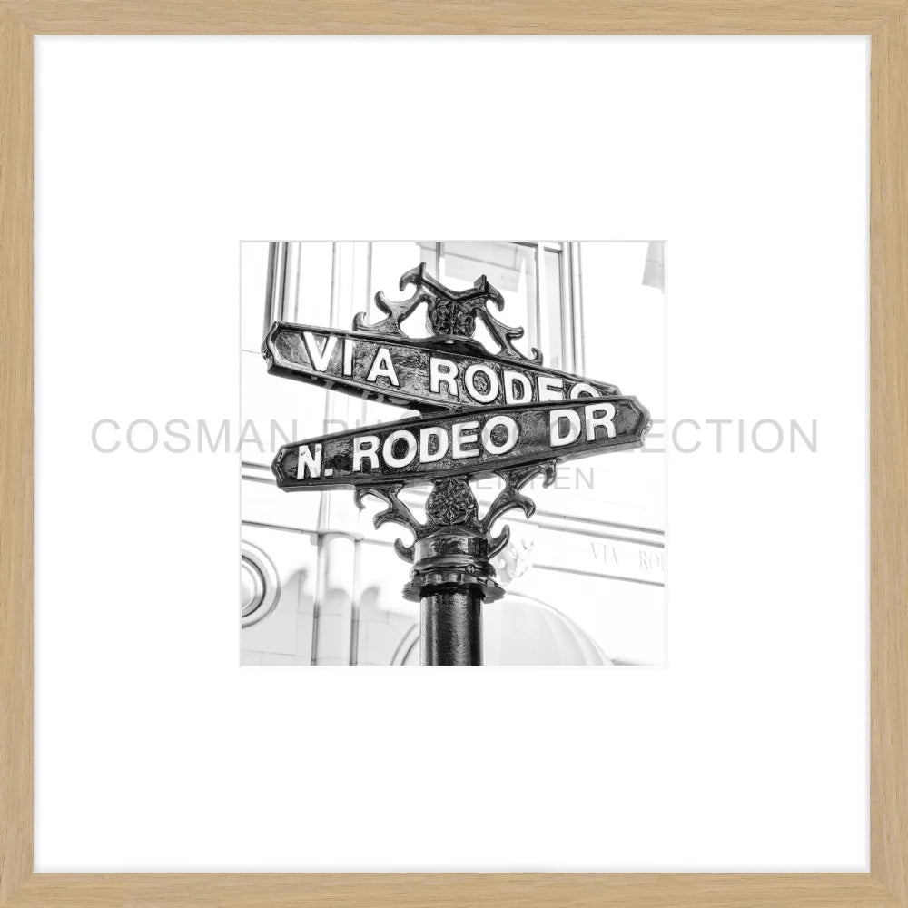 Poster Kalifornien ’Rodeo Drive’ HW04O - 43x43cm