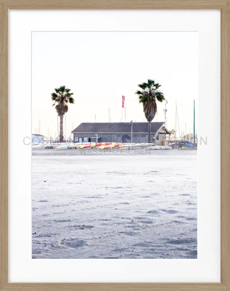 Poster Kalifornien Santa Barbara ’Beach’ K23 - Wandbilder