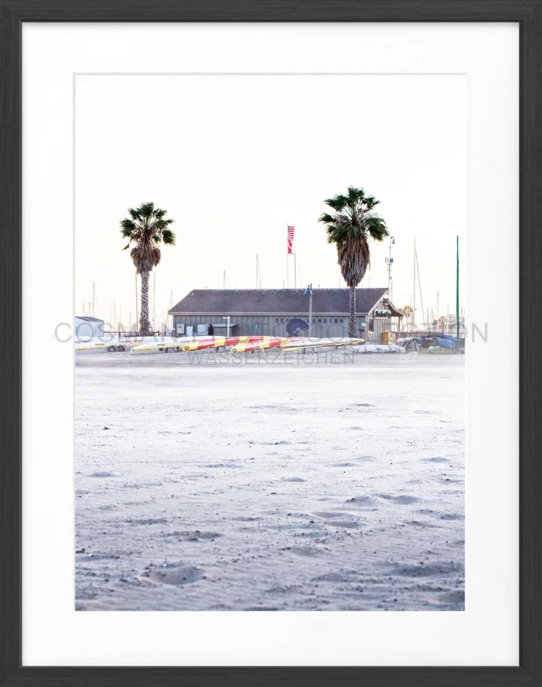 Poster Kalifornien Santa Barbara ’Beach’ K23 - Wandbilder