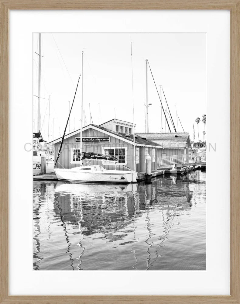 Poster Kalifornien Santa Barbara ’Boat House’ K24