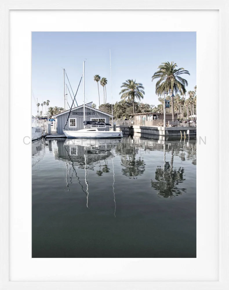 Poster Kalifornien Santa Barbara ’Boat House’ K25