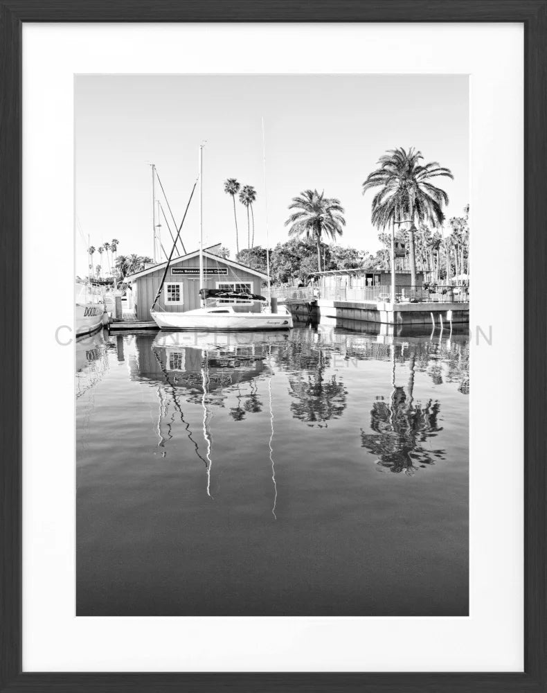 Poster Kalifornien Santa Barbara ’Boat House’ K25