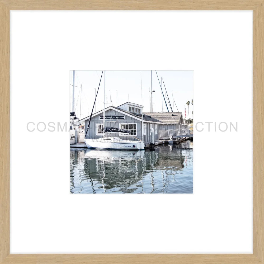 Poster Kalifornien Santa Barbara ’Boathouse’ K24O