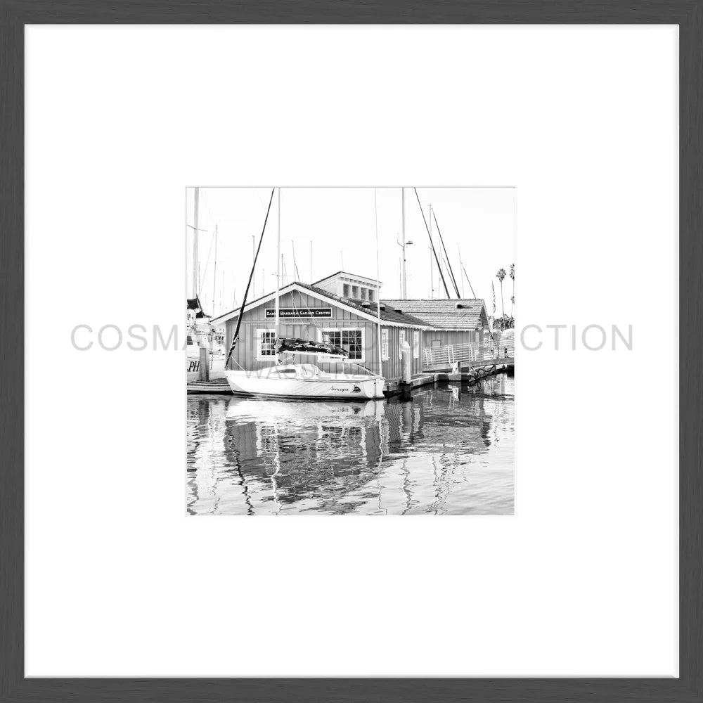 Poster Kalifornien Santa Barbara ’Boathouse’ K24O