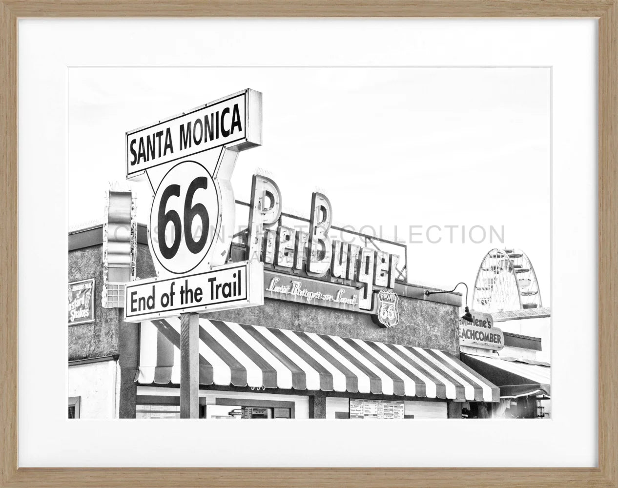 Poster Kalifornien Santa Monica ’Pier’ K104 - Wandbilder