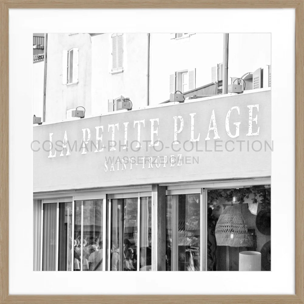Poster ’La Petite Plage’ Saint Tropez ST03Q - Wandbilder
