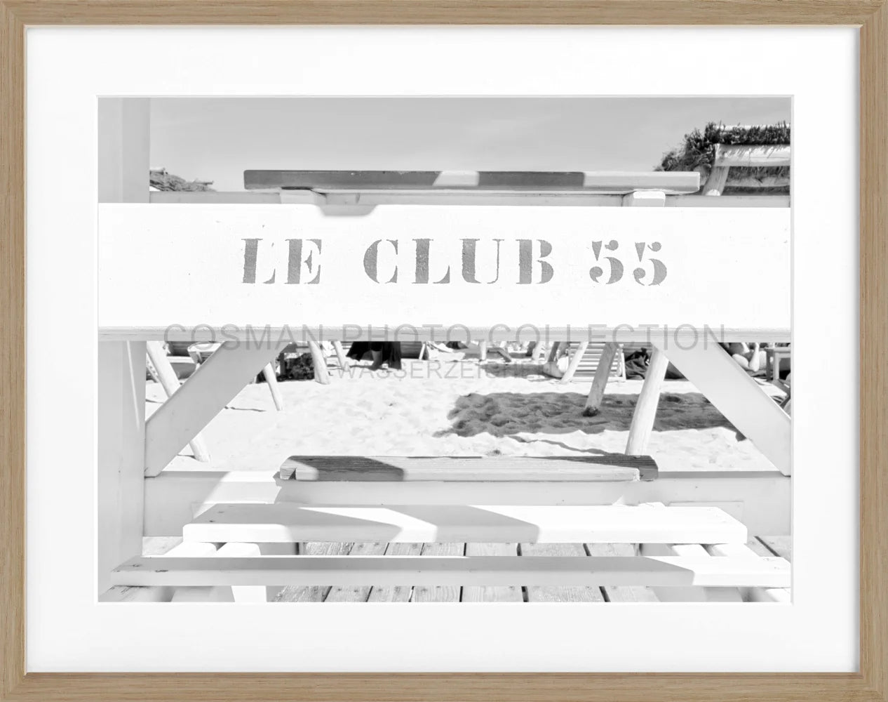 Poster ’Le Club 55’ Saint Tropez ST42 - Wandbilder
