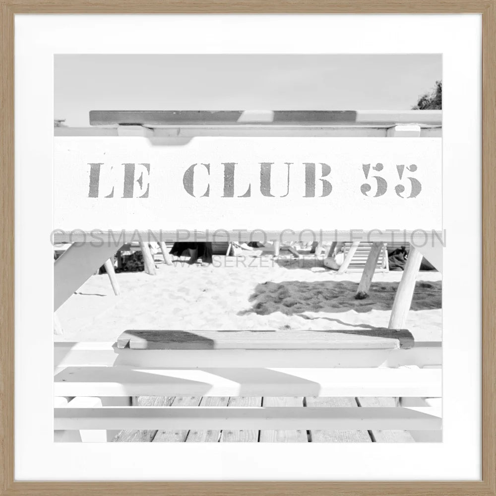 Poster ’Le Club 55’ Saint Tropez ST42Q - Wandbilder