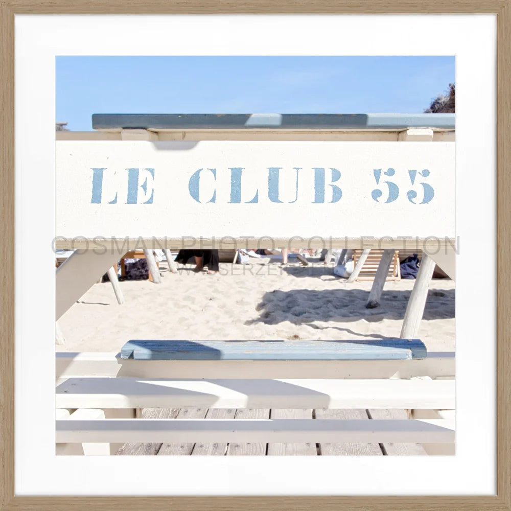 Poster ’Le Club 55’ Saint Tropez ST42Q - Wandbilder
